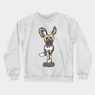 Splat the Painted Wolf Crewneck Sweatshirt